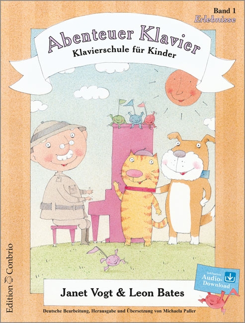 Vorderes Coverbild Abenteuer Klavier, Erlebnisse (1. Hauptband)