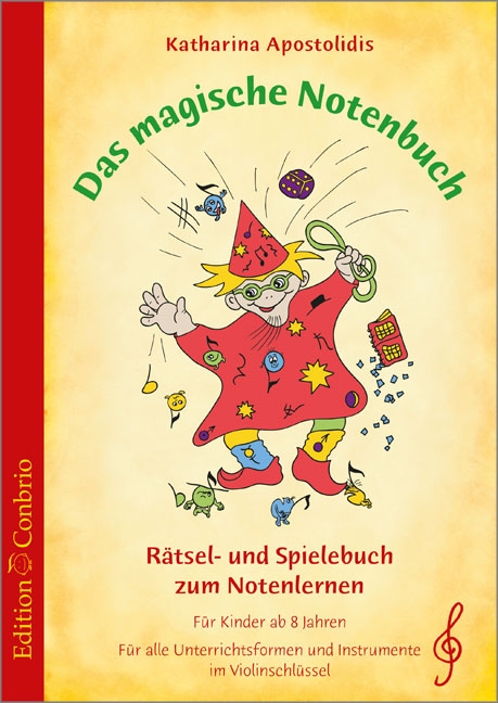 Vorderes Coverbild Das magische Notenbuch - Violinschlüssel