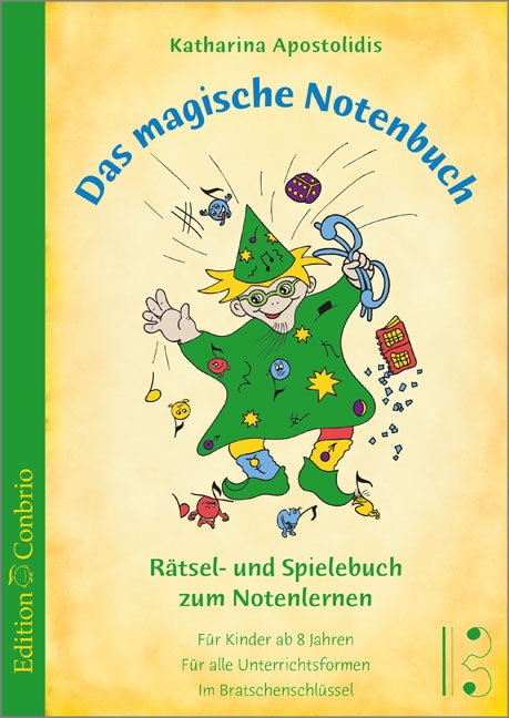 Vorderes Coverbild Das magische Notenbuch - Bratschenschlüssel