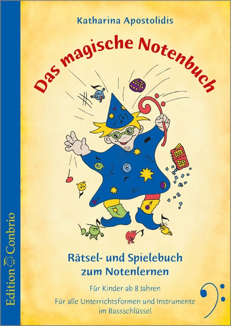 Vorderes Coverbild Das magische Notenbuch - Bassschlüssel