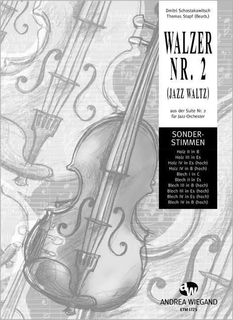 Vorderes Coverbild Walzer Nr. 2 (Jazz Waltz)