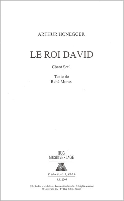 Vorderes Coverbild Roi David