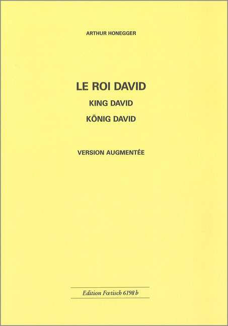 Vorderes Coverbild Roi David (Symphonische Version 1923)