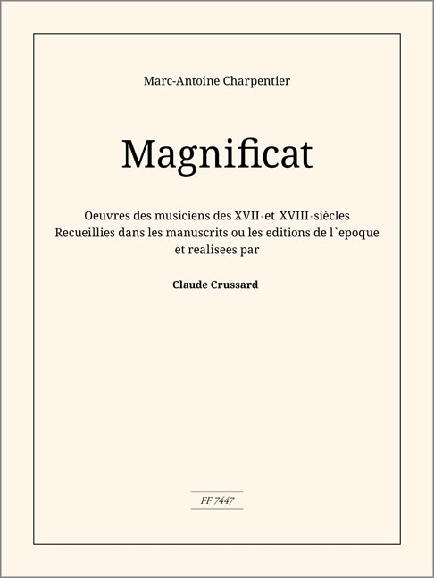 Vorderes Coverbild Magnificat