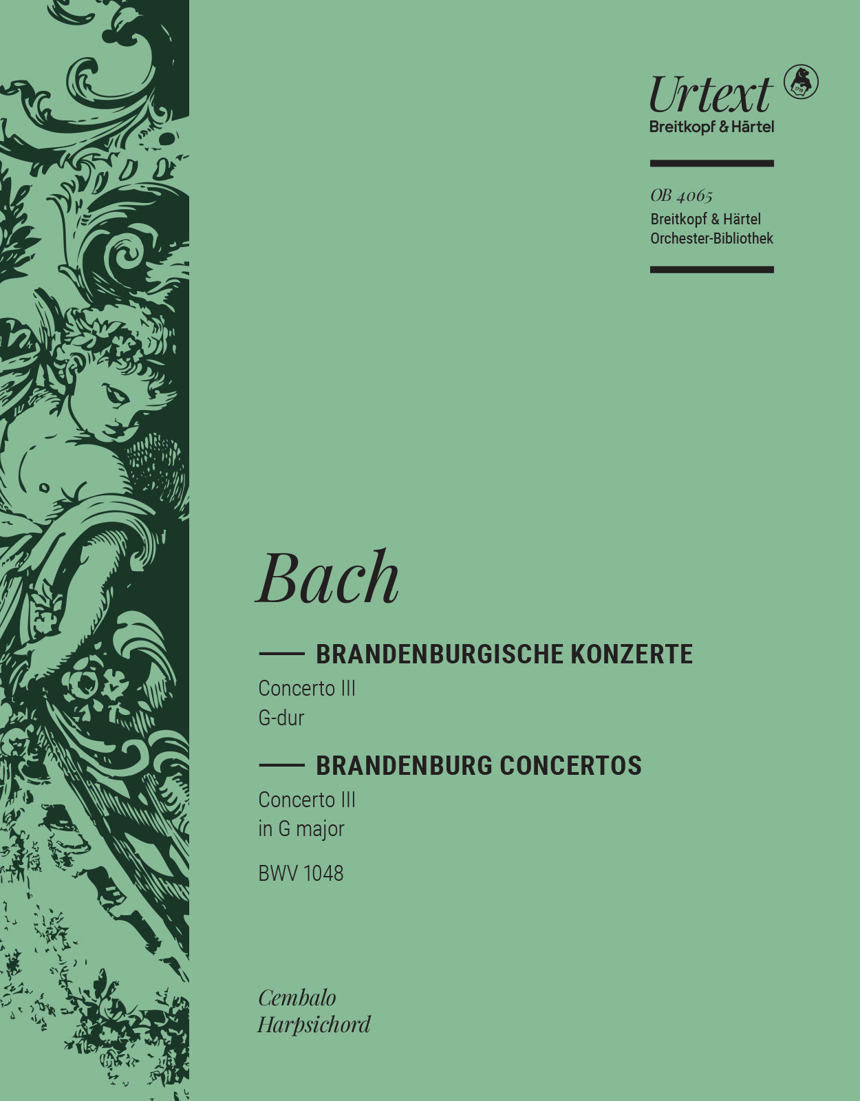 Vorderes Coverbild Brandenburgisches Konzert Nr. 3 G-Dur BWV 1048