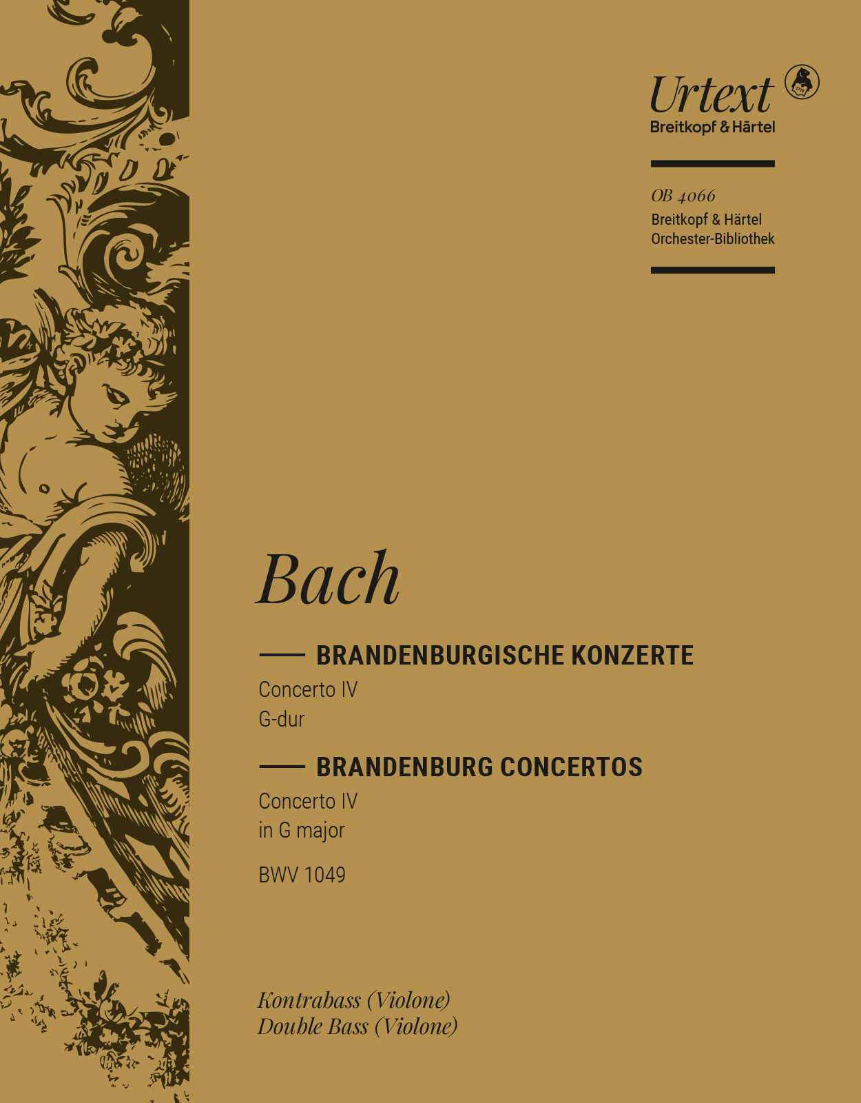 Vorderes Coverbild Brandenburgisches Konzert Nr. 4 G-Dur BWV 1049