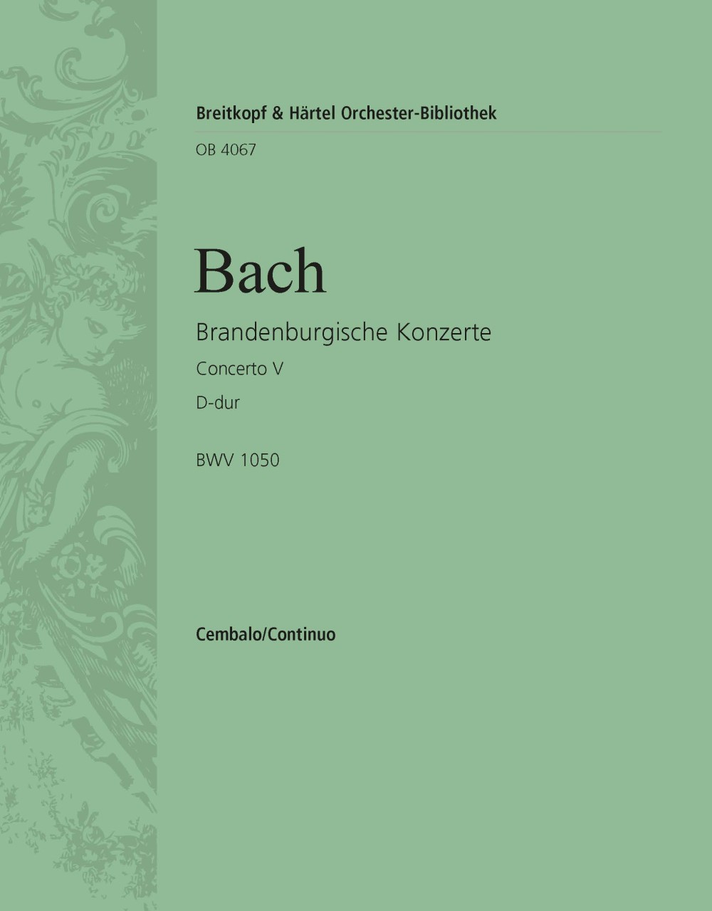 Vorderes Coverbild Brandenburgisches Konzert Nr. 5 D-dur BWV 1050