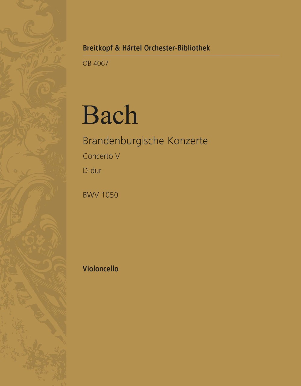 Vorderes Coverbild Brandenburgisches Konzert Nr. 5 D-dur BWV 1050