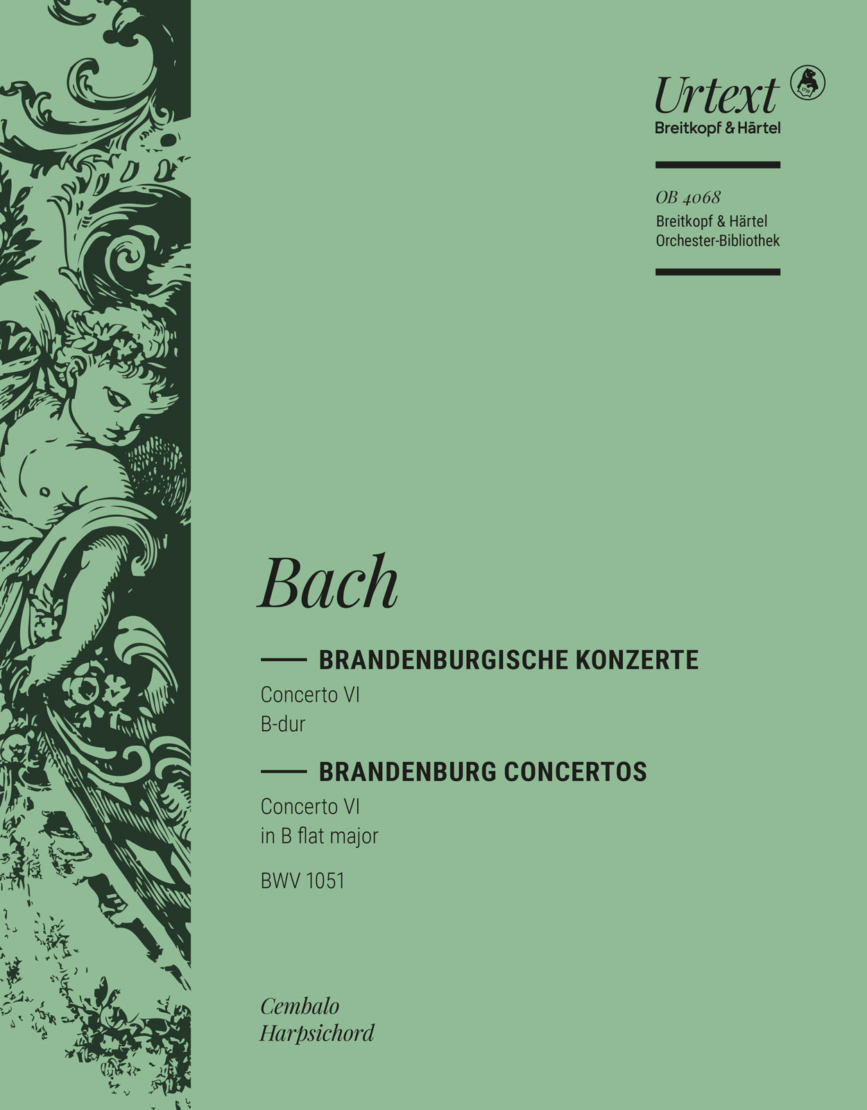 Vorderes Coverbild Brandenburgisches Konzert Nr. 6 B-Dur BWV 1051