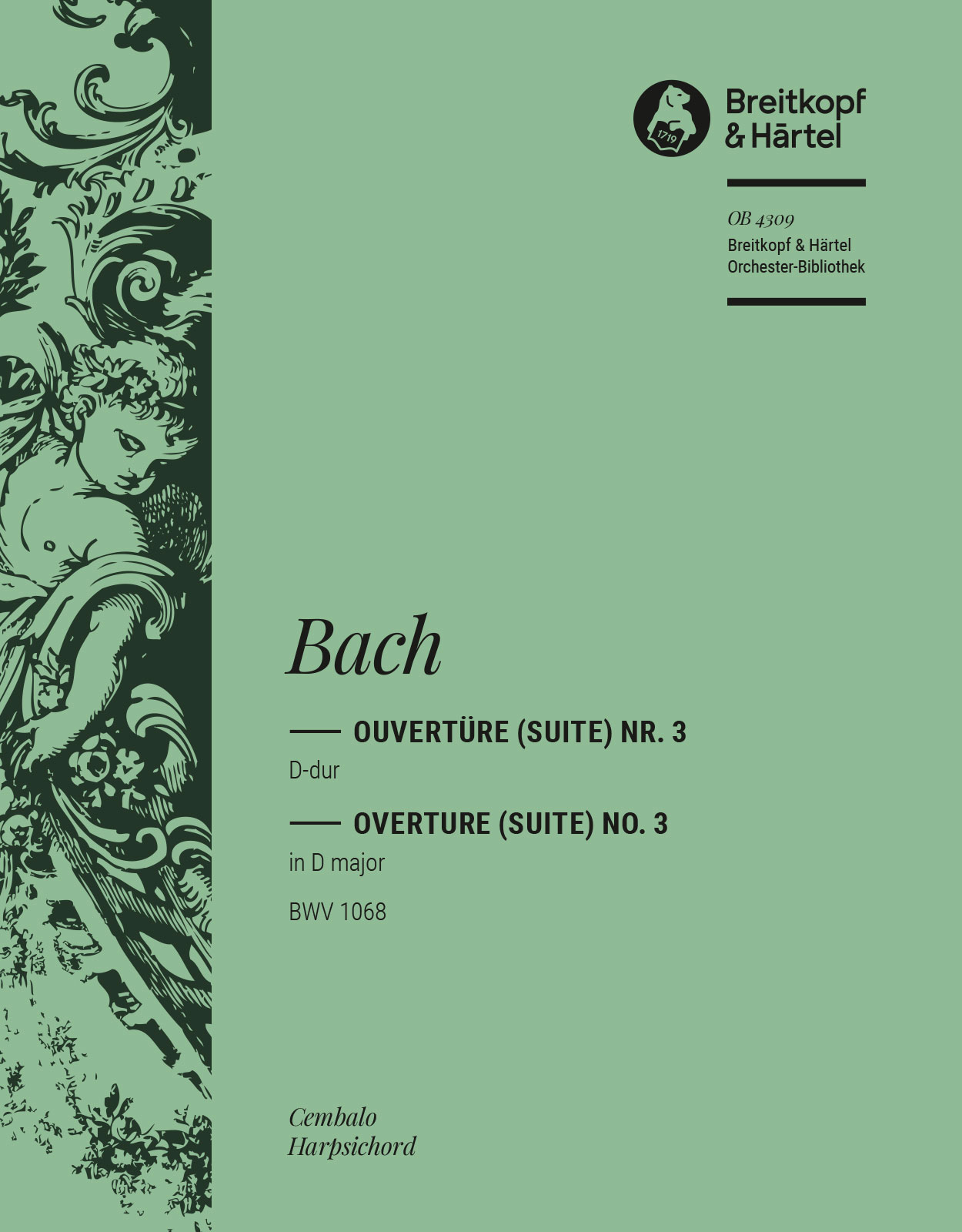 Vorderes Coverbild Ouvertüre (Suite) 3 D BWV 1068