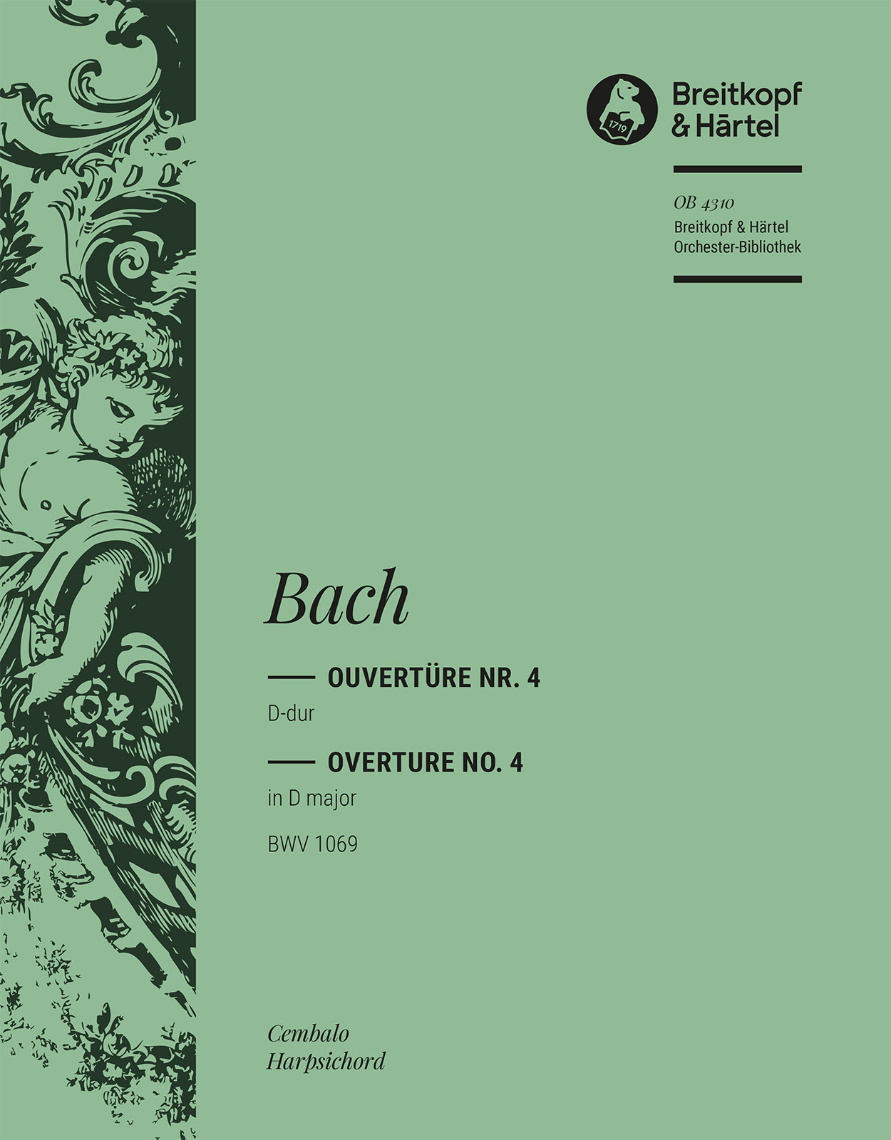 Vorderes Coverbild Ouvertüre (Suite) Nr. 4 D-dur BWV 1069