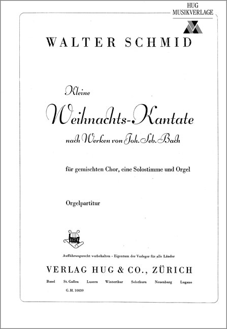 Vorderes Coverbild Kleine Weihnachtskantate