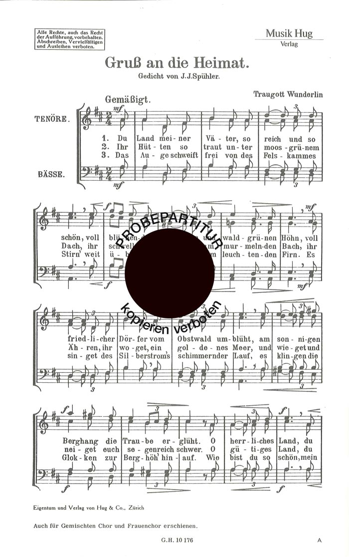 Vorderes Coverbild Gruss an die Heimat