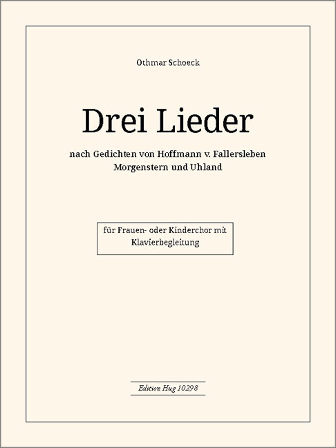 Anderes Coverbild 3 Lieder