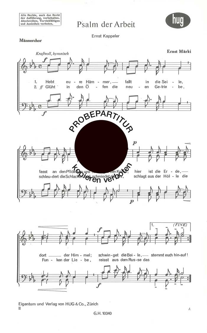 Vorderes Coverbild Psalm der Arbeit