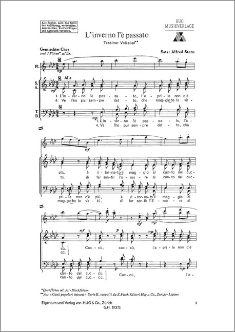 Vorderes Coverbild Inverno l'e passato