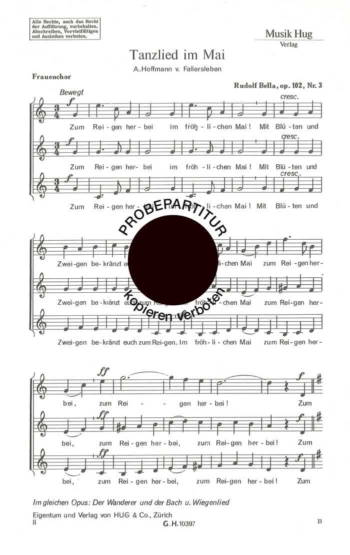 Vorderes Coverbild Tanzlied im Mai