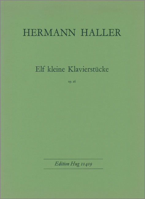Vorderes Coverbild 11 kleine Klavierstücke op 26