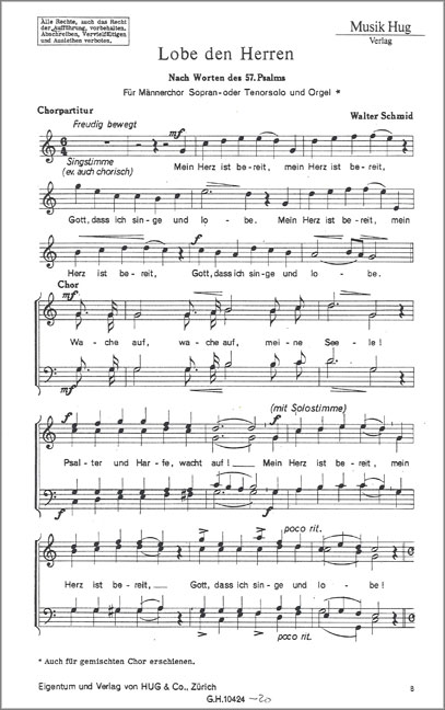 Vorderes Coverbild Lobe den Herrn