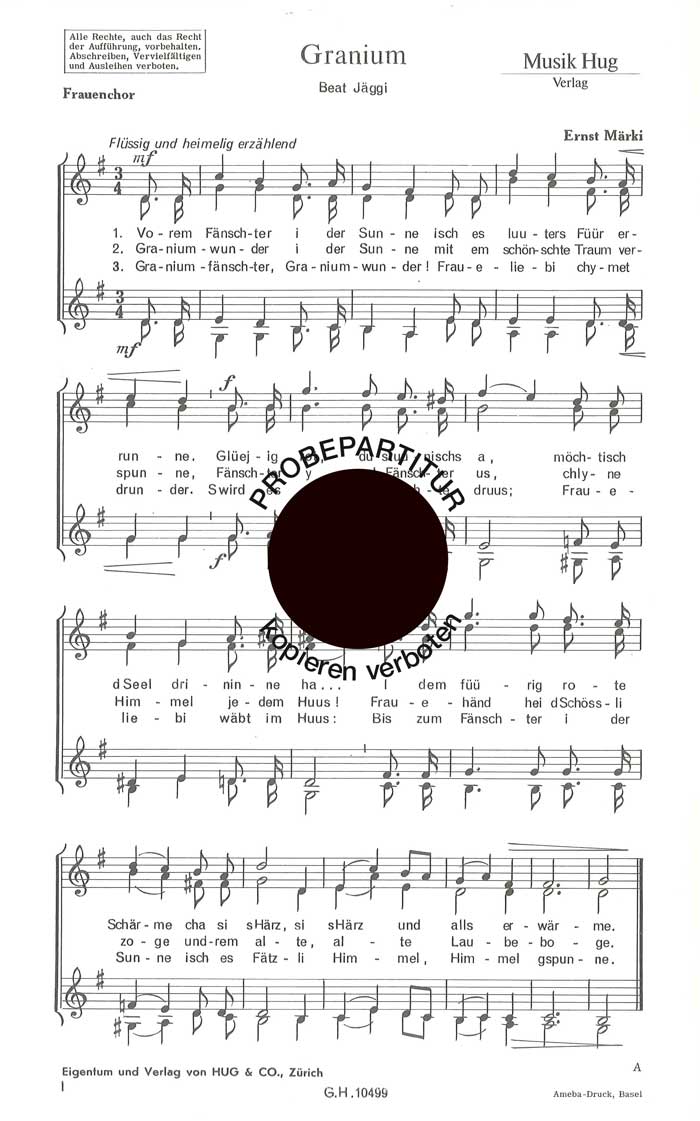 Vorderes Coverbild Granium