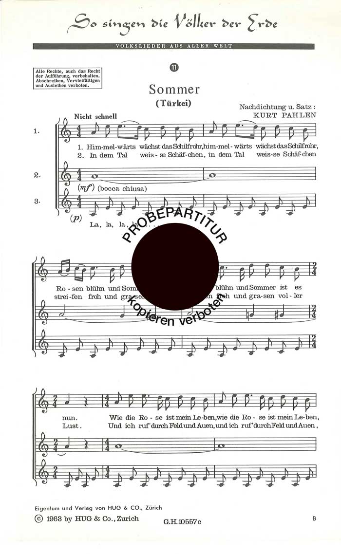 Vorderes Coverbild So singen die Völker der Erde 11