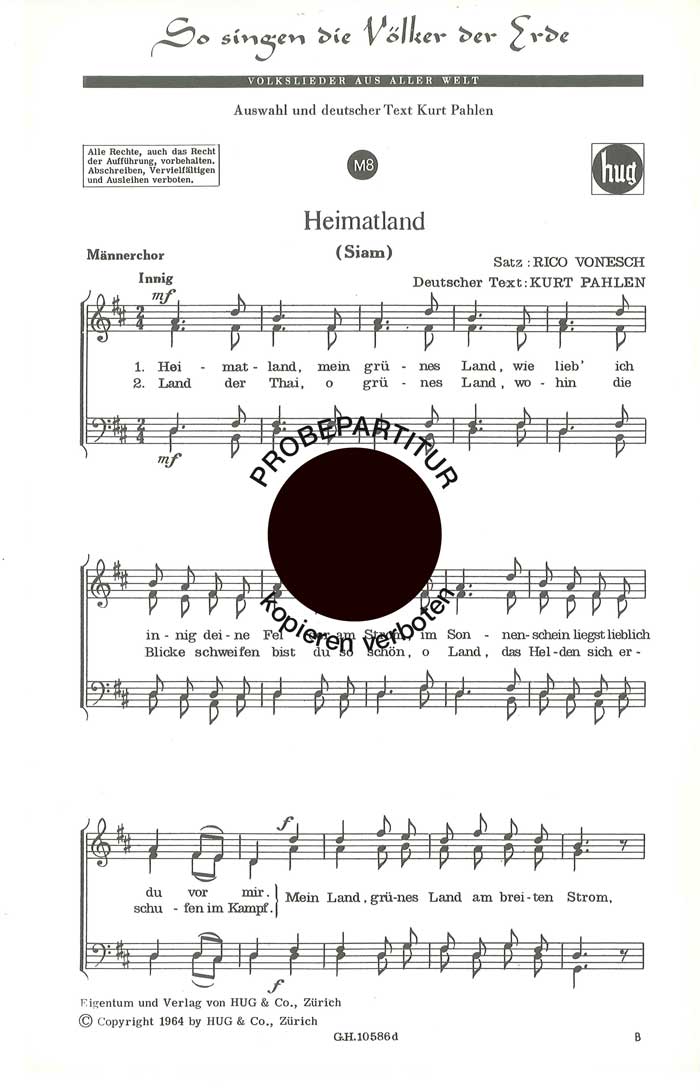 Vorderes Coverbild So singen die Völker der Erde 8