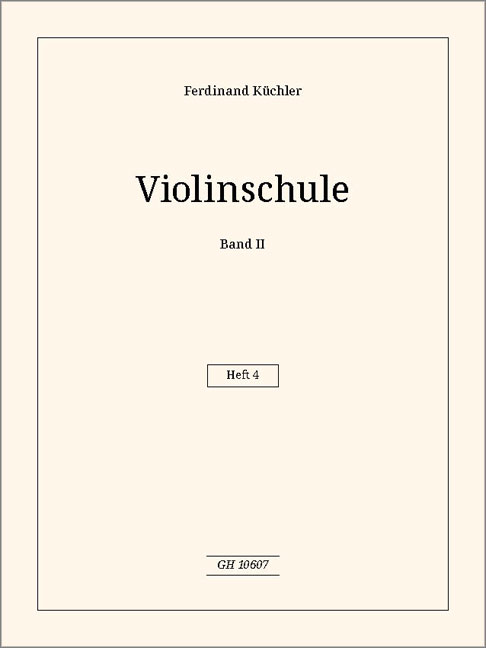 Anderes Coverbild Violinschule Band 2 Heft 4