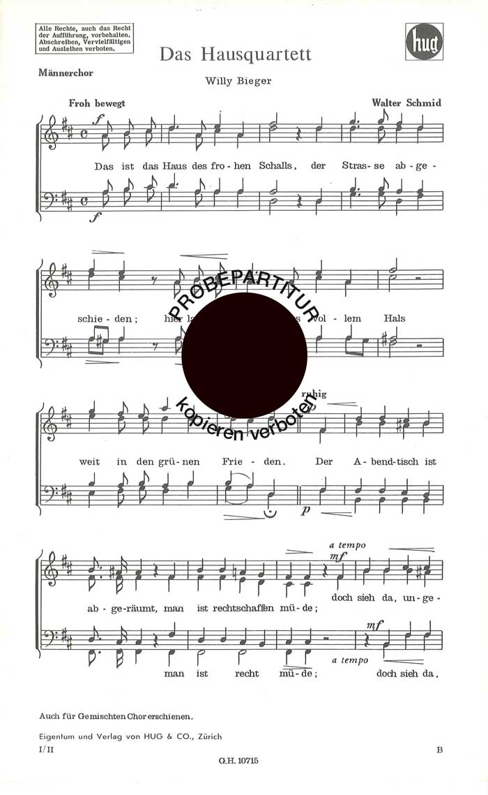 Vorderes Coverbild Hausquartett