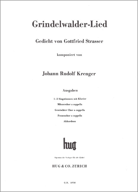 Vorderes Coverbild Grindelwalderlied