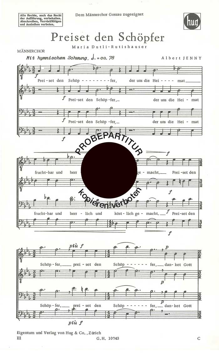 Vorderes Coverbild Preiset den Schöpfer