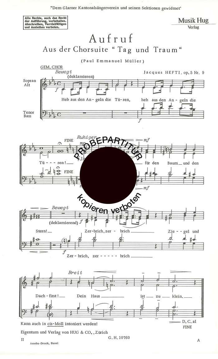 Vorderes Coverbild Aufruf