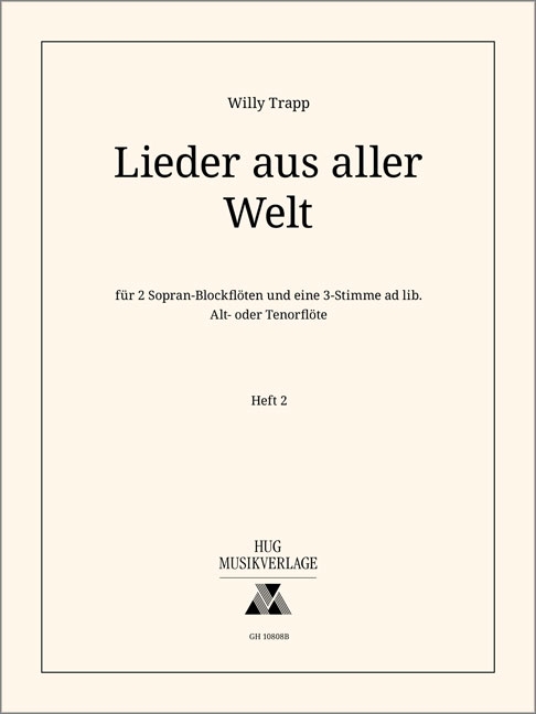 Vorderes Coverbild Lieder aus aller Welt 2