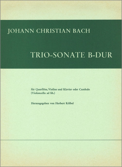Vorderes Coverbild Triosonate B-dur