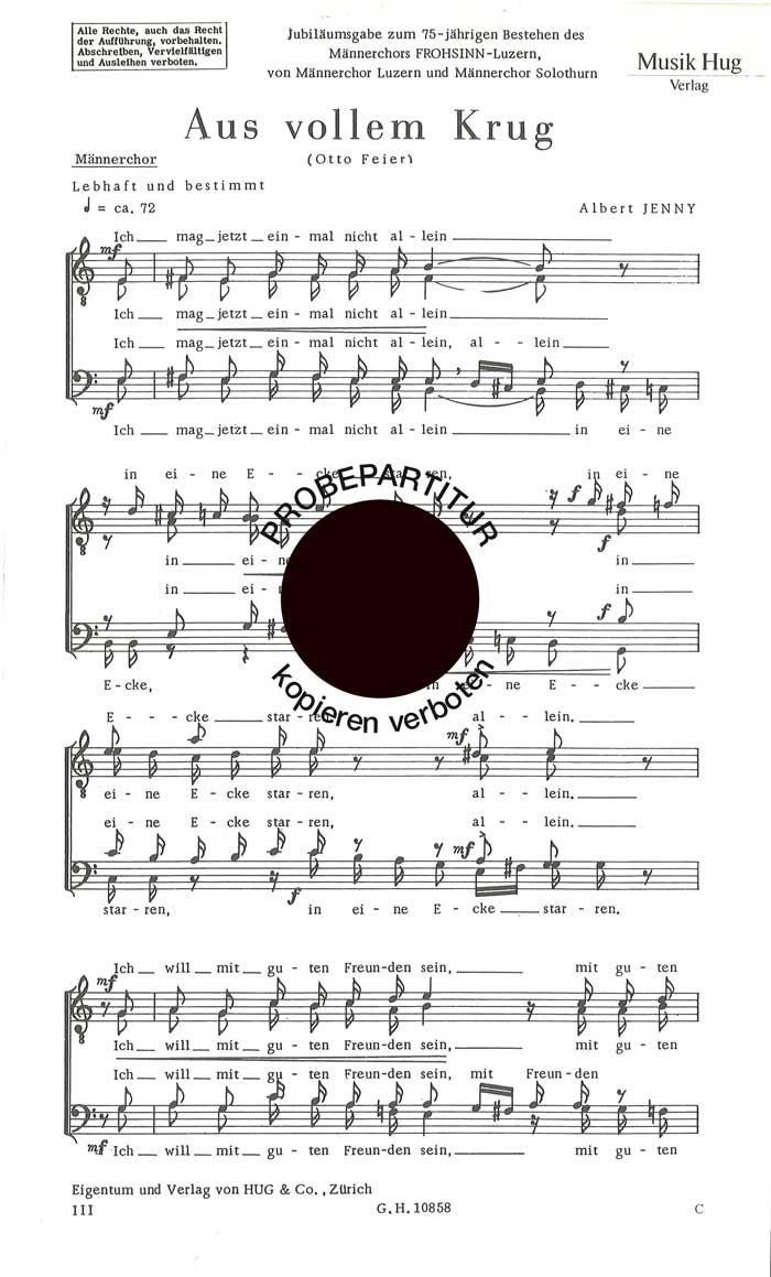 Vorderes Coverbild Aus vollem Krug