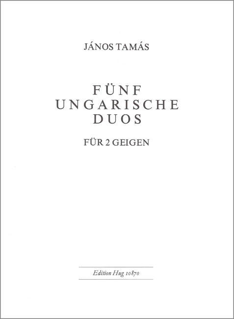 Vorderes Coverbild 5 ungarische Duos