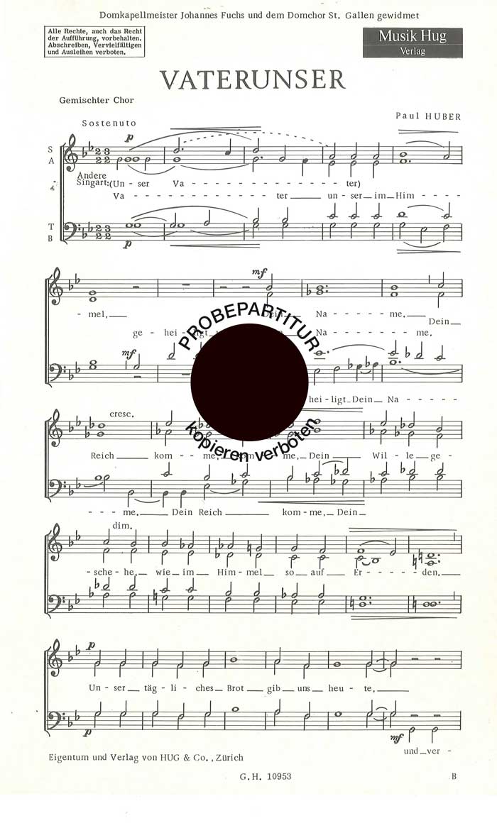 Vorderes Coverbild Vater unser