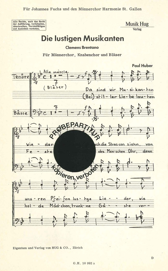 Vorderes Coverbild Lustigen Musikanten