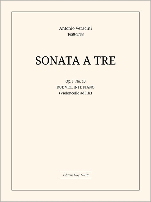 Vorderes Coverbild Sonate a 3 op1/10