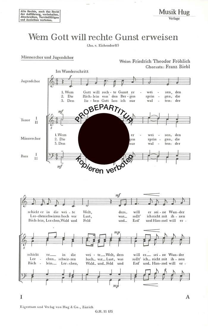 Vorderes Coverbild Wem Gott will rechte Gunst