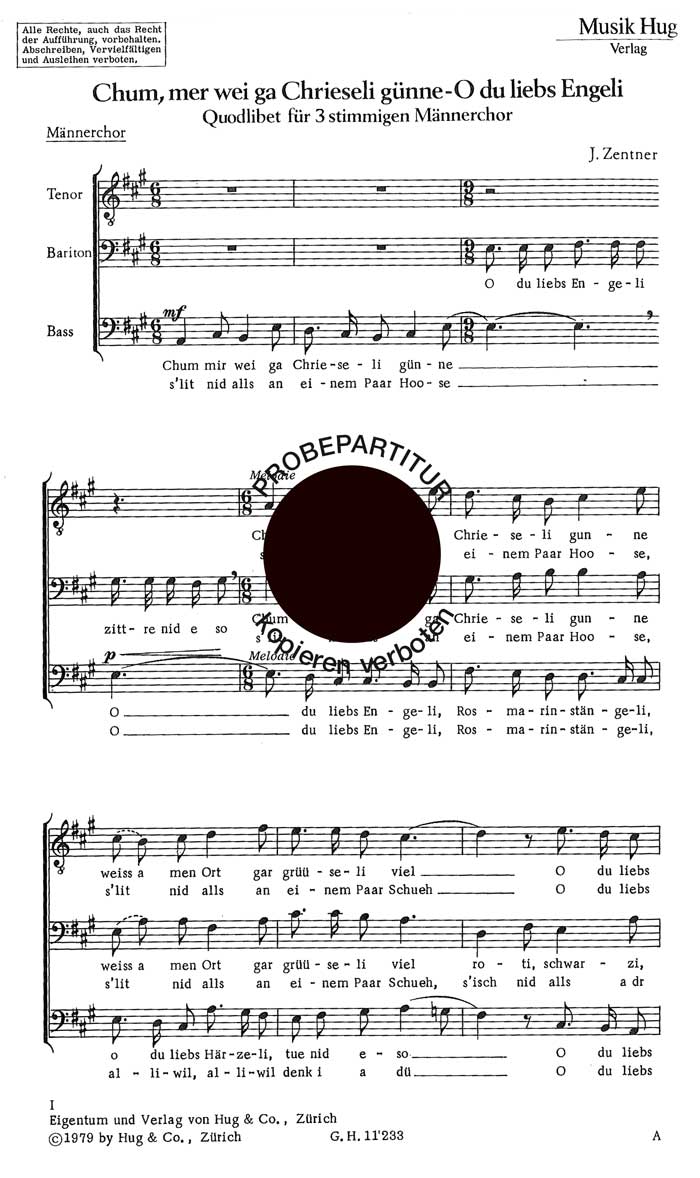 Vorderes Coverbild Chum mer wei ga Chrieseli