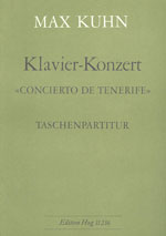 Vorderes Coverbild Concerto de Tenerife / Klavier-Konzert