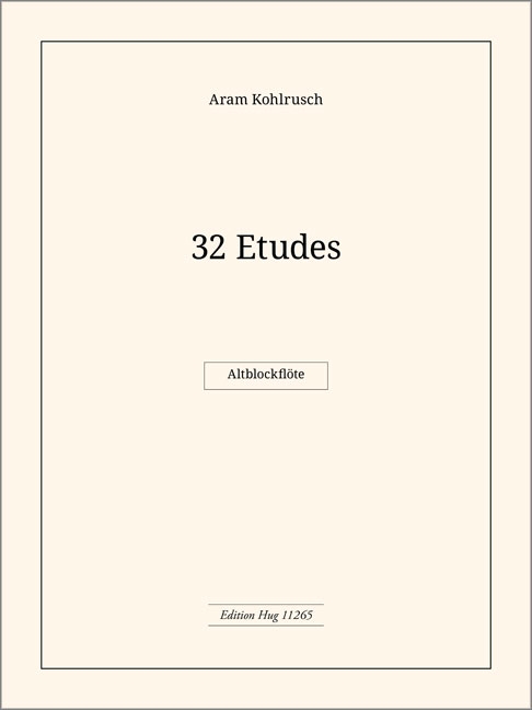 Vorderes Coverbild 32 Etüden