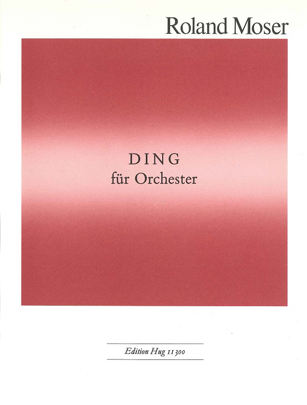 Vorderes Coverbild Ding für Orchester