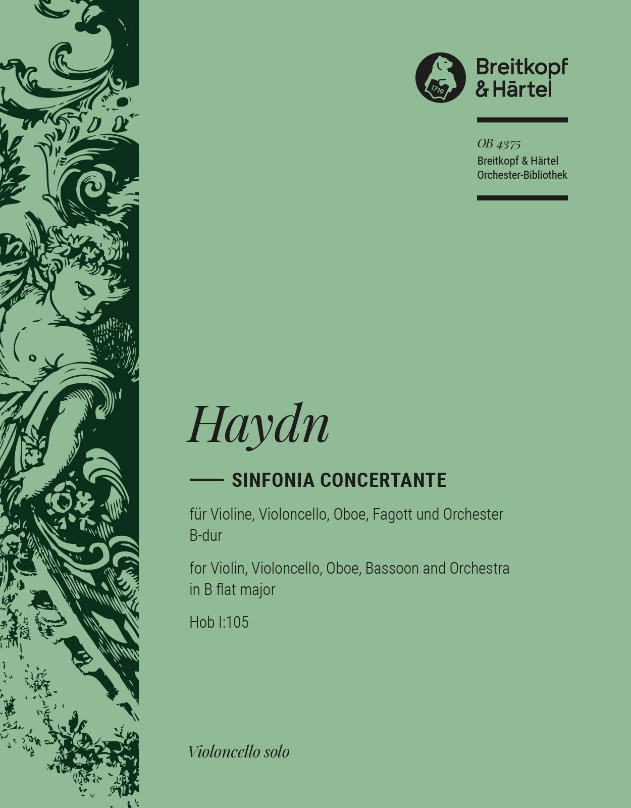 Vorderes Coverbild Sinfonia concertante B-dur Hob I:105