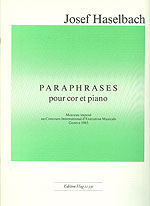 Vorderes Coverbild Paraphrases für Horn