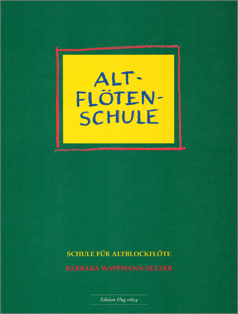 Vorderes Coverbild Altflöten-Schule