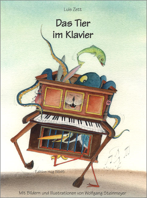 Vorderes Coverbild Tier im Klavier