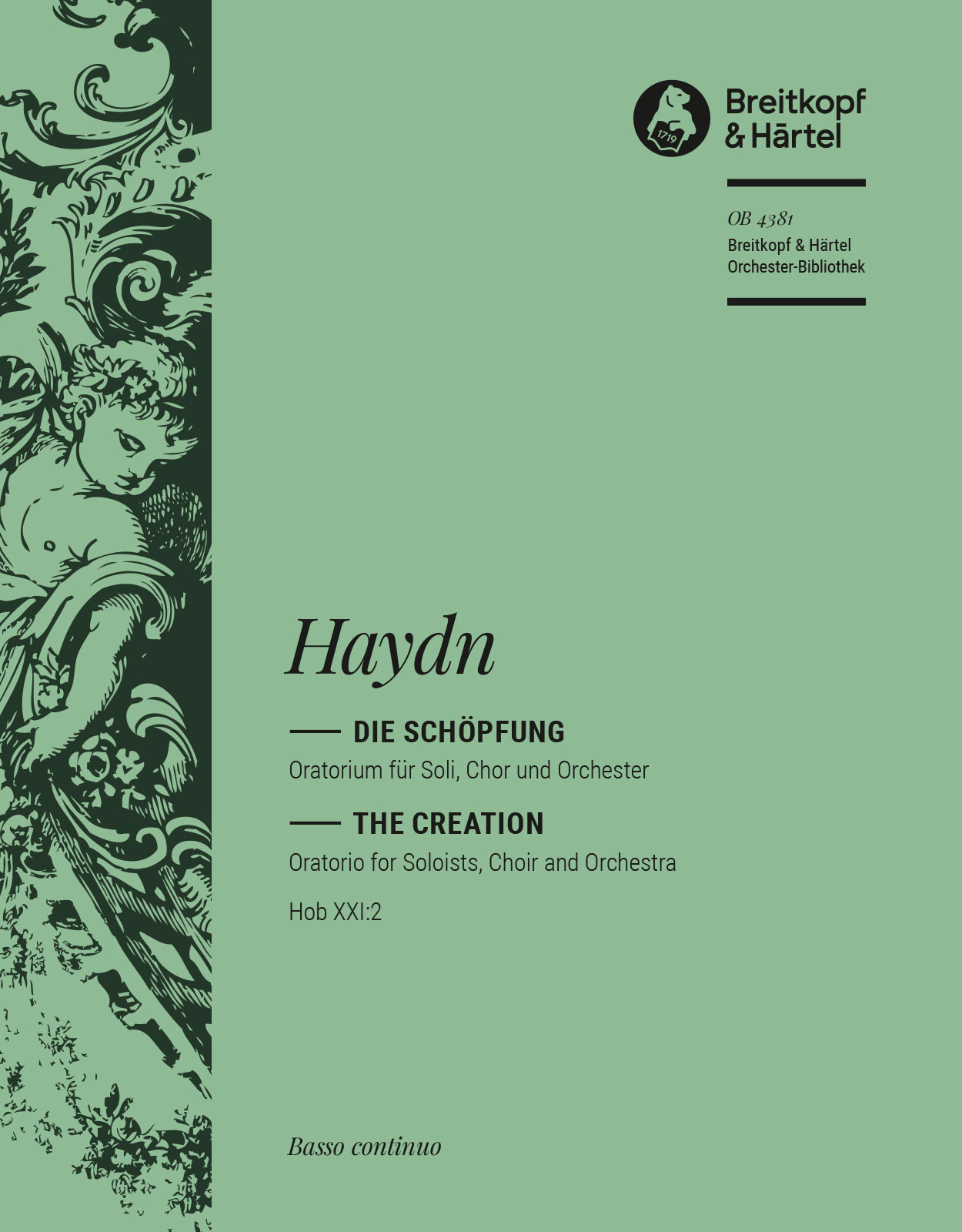 Vorderes Coverbild Die Schöpfung Hob XXI:2