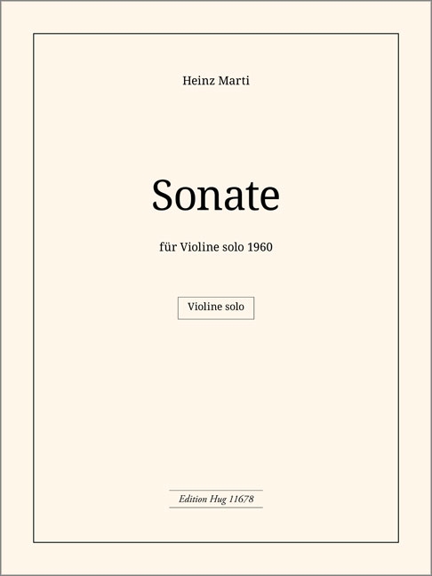 Vorderes Coverbild Sonate