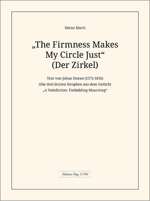Vorderes Coverbild The Firmness makes my circle just (der Zirkel)